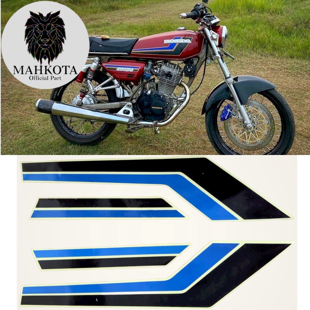 Jual Striping Stiker Polet Sepeda Motor List Honda Cb Gl100 Gl 100 K5