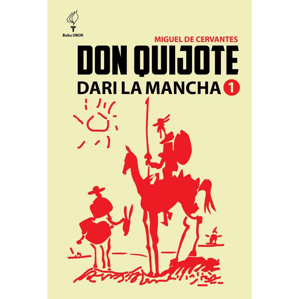Sampul buku Don Quixote karya Miguel de Cervantes