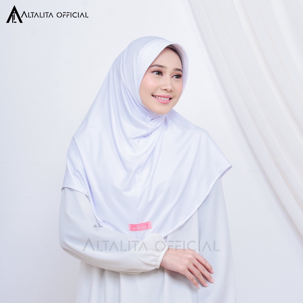 Jual Altalita - Hijab Bergo Hamidah Sport Menutupi Dada Bahan Jersey ...