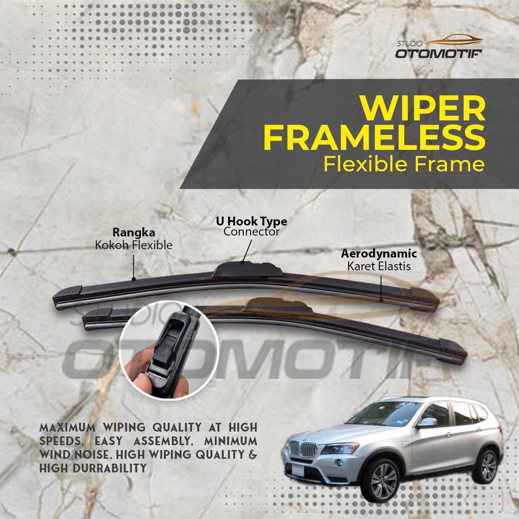 Jual WIPER BMW X3 E83 20032010 FRAMELESS ECO FL 1 SET Shopee Indonesia