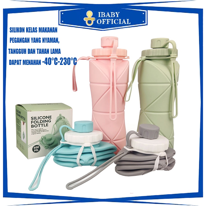 Jual Origami Bottle Botol Air Minum Lipat Silicone / Collapsible Water ...