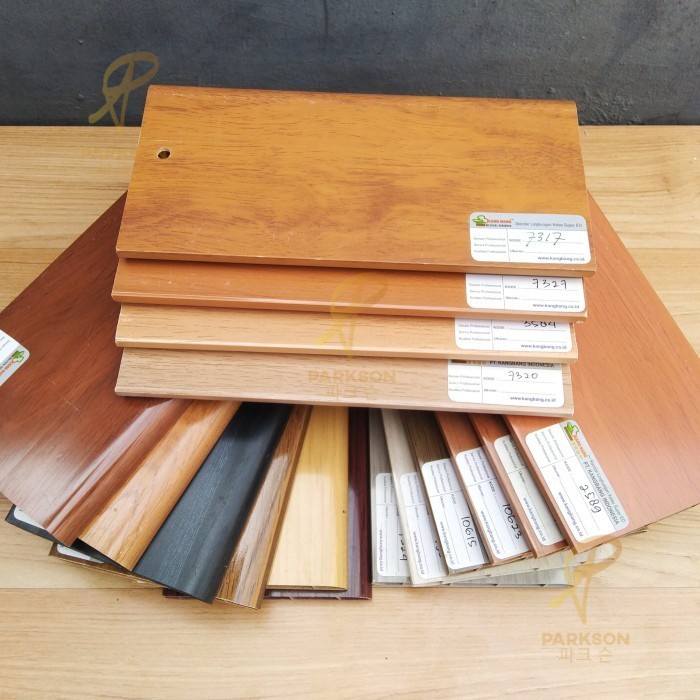 Jual SAMPLE CONTOH RENCENGAN PLINT PVC / LIST LANTAI PVC / SKIRTING PVC ...