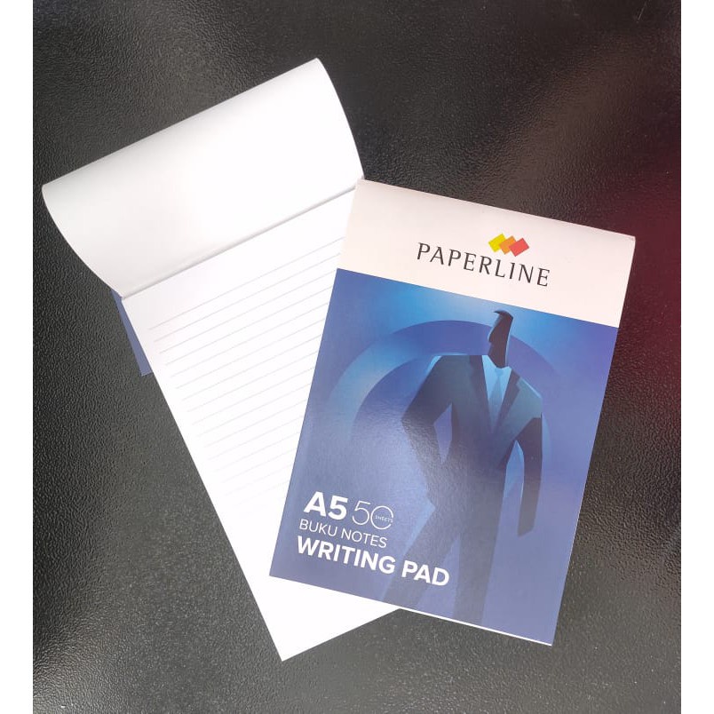 Jual PAPERLINE WRITING PAD / NOTE PAD GARIS UKURAN A5 | Shopee Indonesia