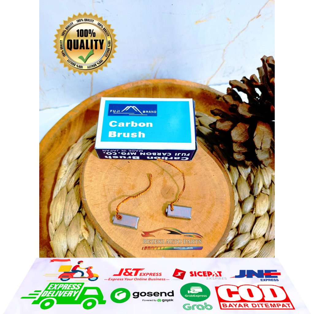 Jual ARANG COOL DINAMO PENGISIAN CARBON BRUSH ALTERNATOR AVANZA XENIA