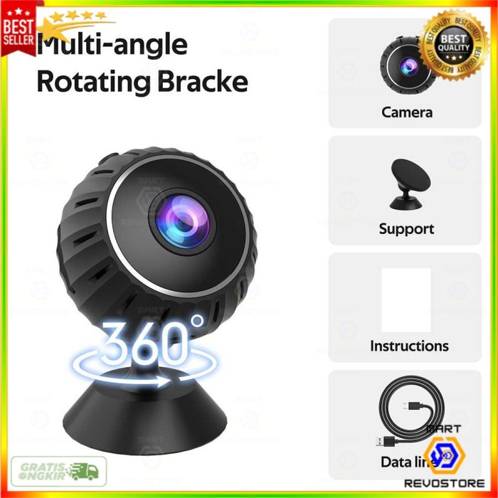 Jual CCTV Mini Camera HD 1080P WiFi IP Mode Night Kamera Sensor Gerak ...