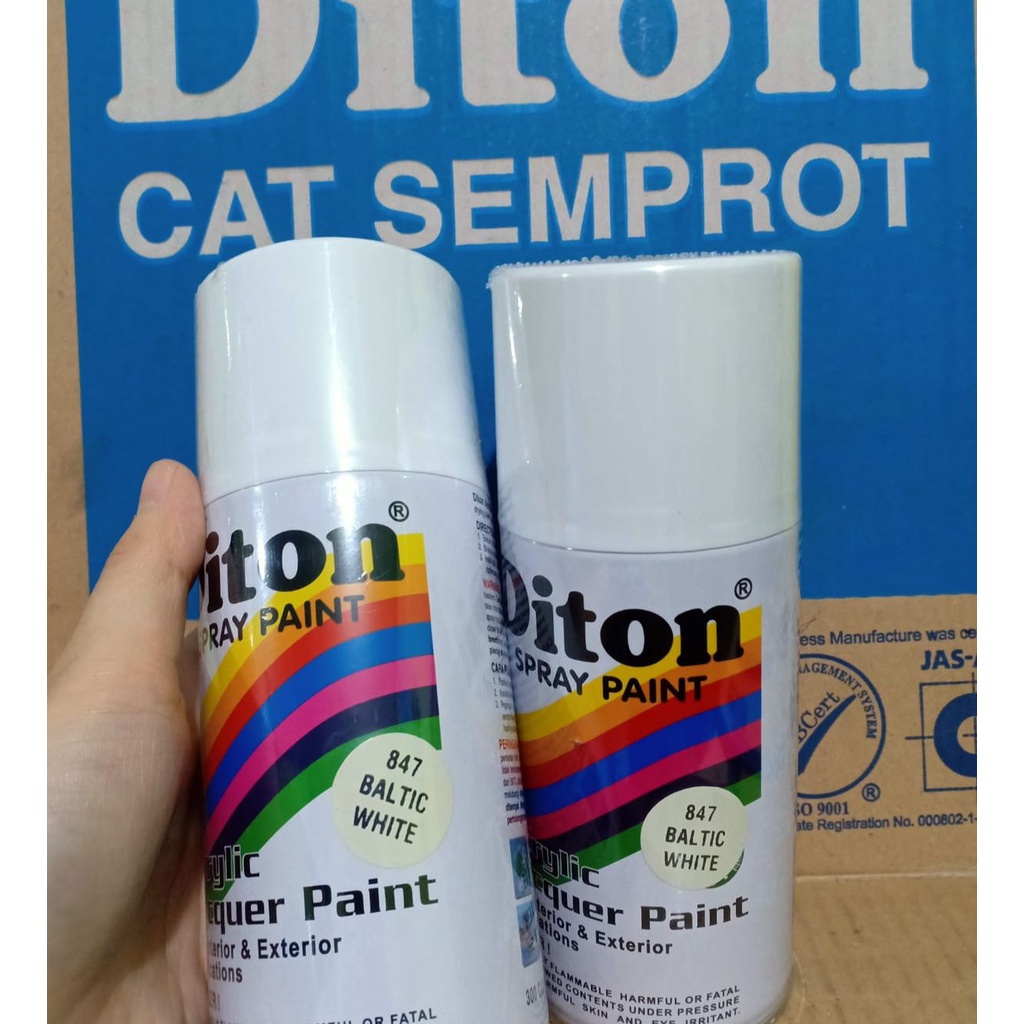 Jual SOLID COLOURS DITON Spray Paint Acrylic Lacquer Paint Pilox Pilok ...