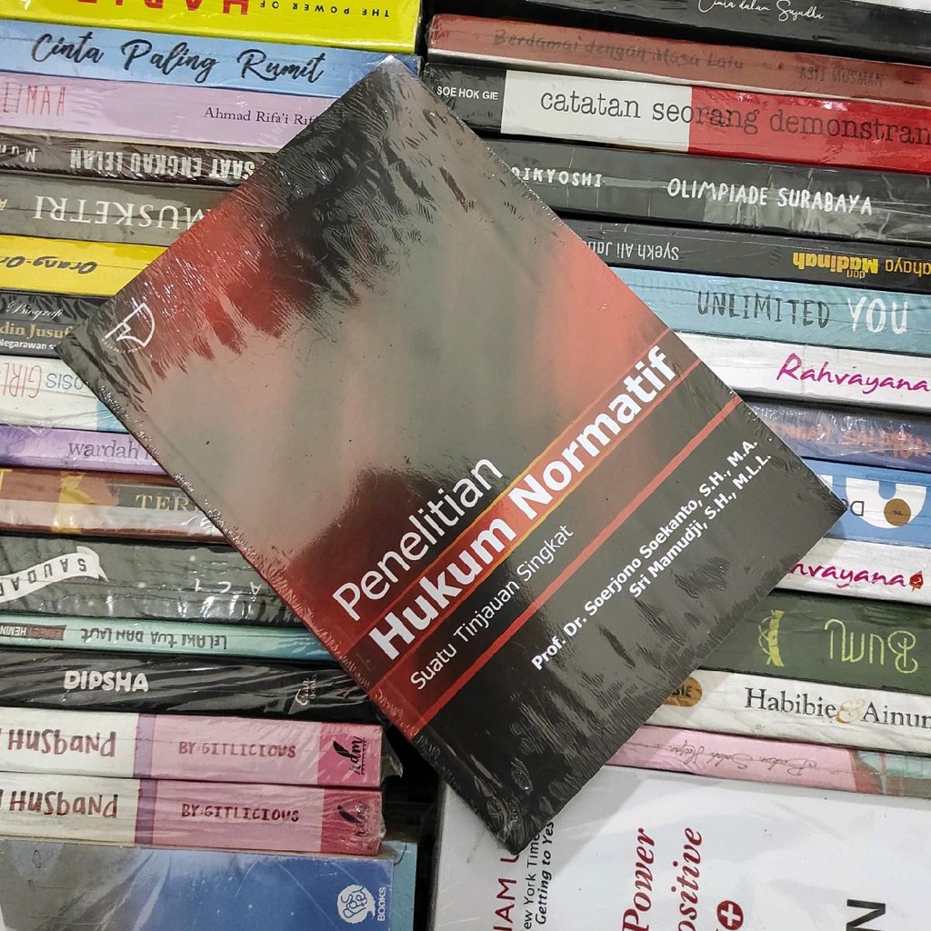 Jual Buku Penelitian Hukum Normatif Suatu Tinjauan Singkat Soerjono