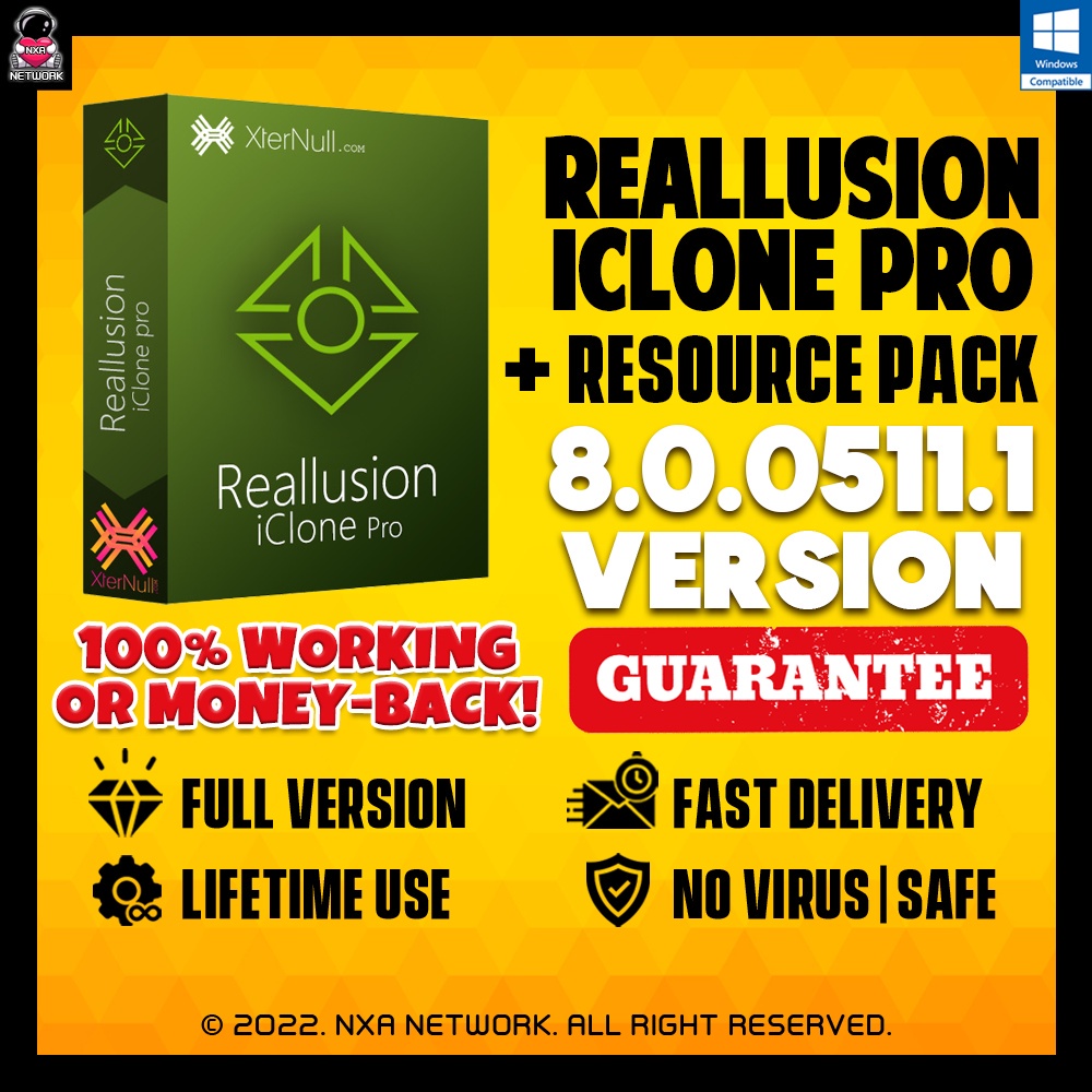 Jual Reallusion IClone Pro 8.0.0511.1 + Resource Pack | Guide Provided ...