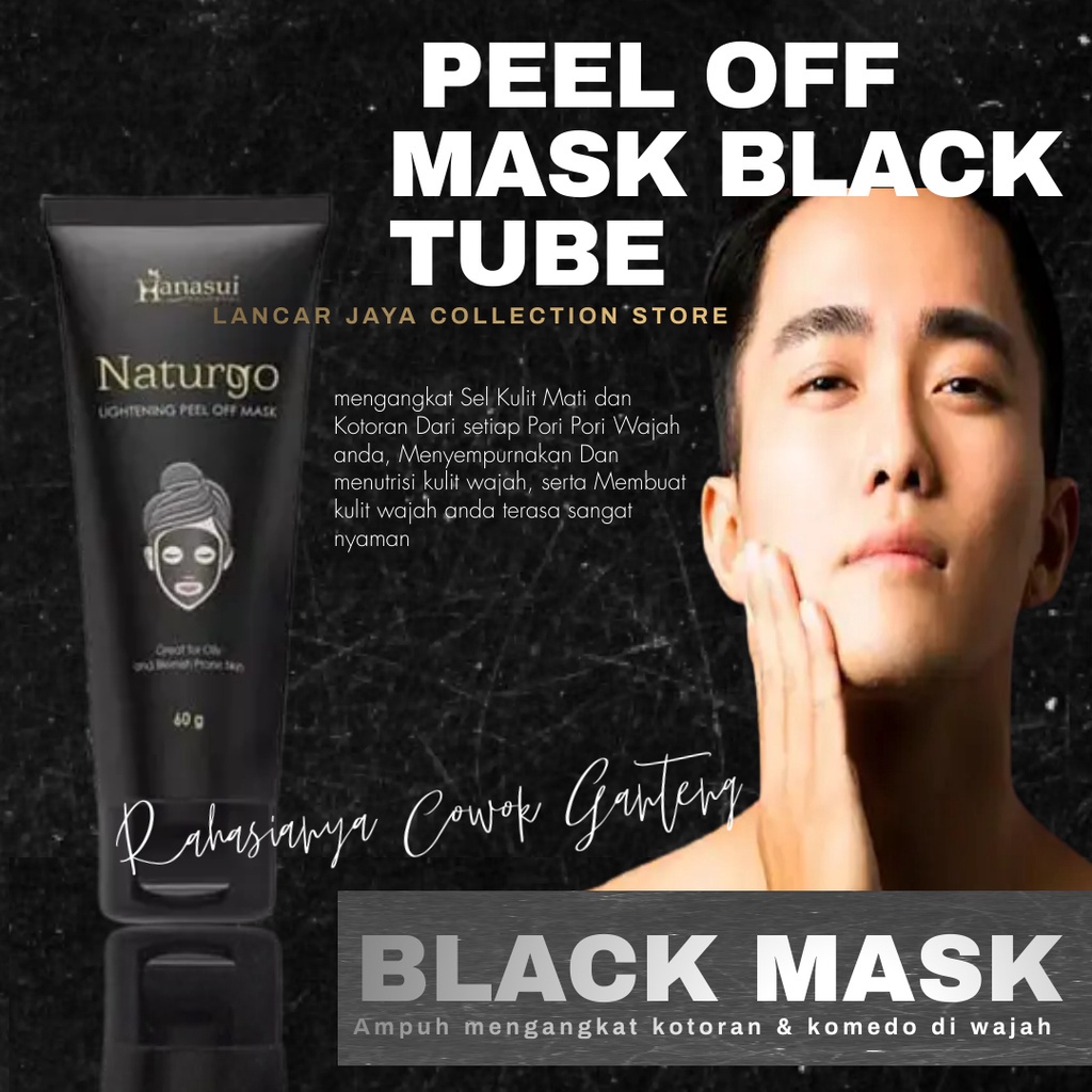 Jual Black Mask Masker Wajah Pria Wanita Pemutih Pembersih Wajah