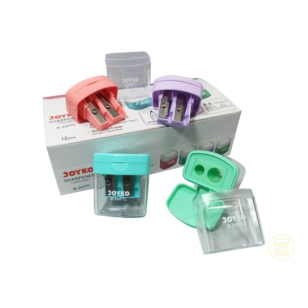 Jual JOYKO - Rautan Pensil B-24PTL 2 Lubang Warna Pastel Pcs | Shopee ...