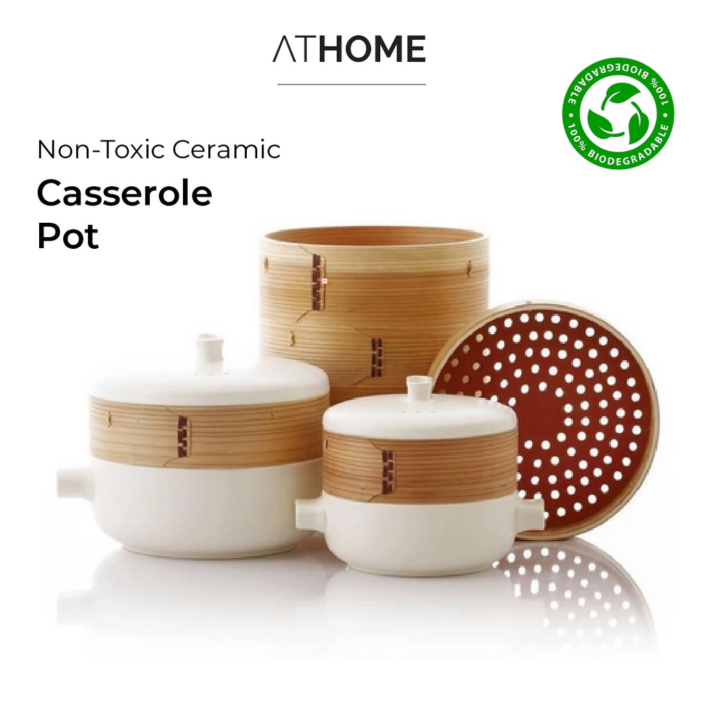 Jual ATHOME NonToxic Ceramic Casserole Pot Shopee Indonesia