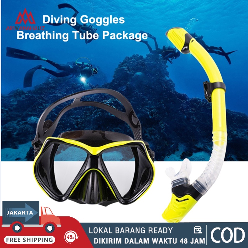 Jual Kacamata Renang Snorkeling Pvc Latihan Selam Snorkel Diving 017