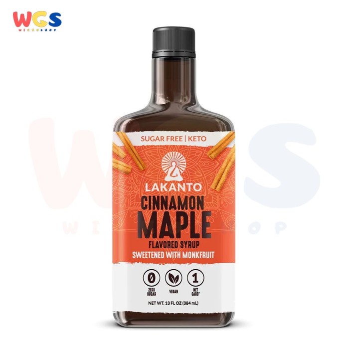 Jual Lakanto Sugar Free Keto Cinnamon Maple Flavored Syrup 13 fl oz 384ml Shopee Indonesia