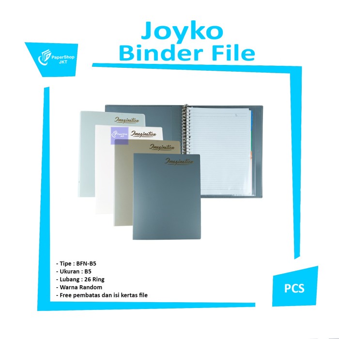 Jual JOYKO - Binder File Note B5 Full Warna Imagination - Pcs | Shopee ...