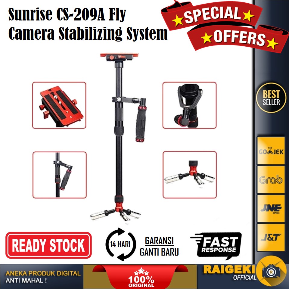 Jual Sunrise CS-209A Fly Camera Stabilizing System | Shopee Indonesia