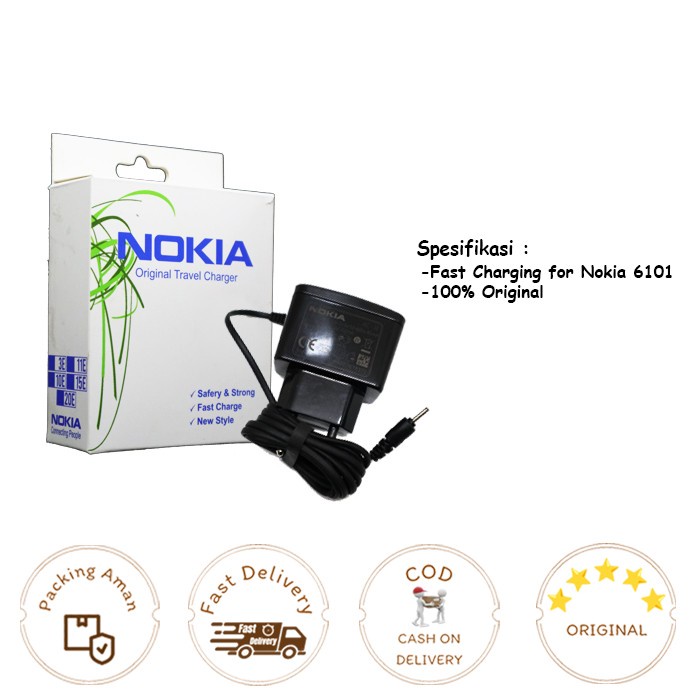 Chargeur Nokia AC-5E Compact Pour Nokia 6101 - Neuf En Boîte, Chargeur De Bureau