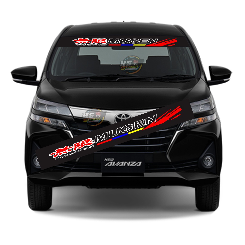 Jual sticker mobil sticker kaca depan mobil sticker mugen | Shopee ...