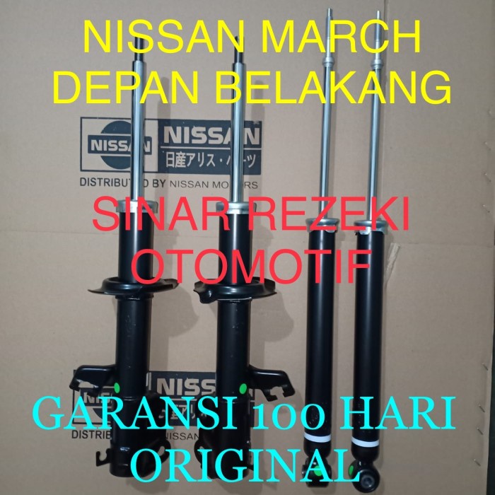 Jual SHOCK NISSAN MARCH ORIGINAL DEPAN BELAKANG BERGARANSI | Shopee ...