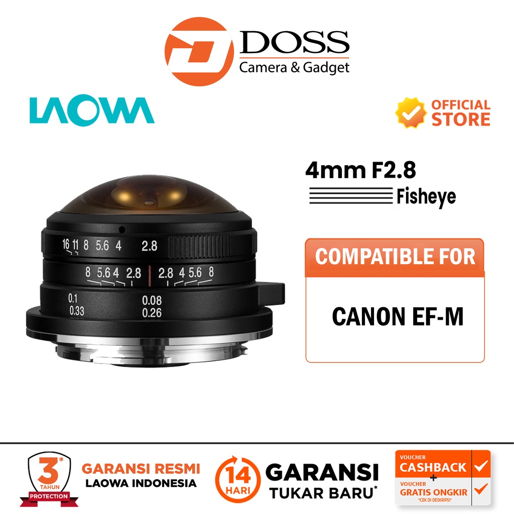 ☆新品級☆ LAOWA 4mm F2.8 Circular Fisheye MFT LAO0048（Laowa 4mm  