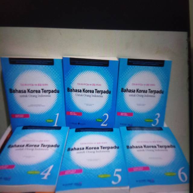 Jual Buku Bahasa Korea Terpadu Untuk Orang Indonesia Jilid 1 Sd 6 Dan ...