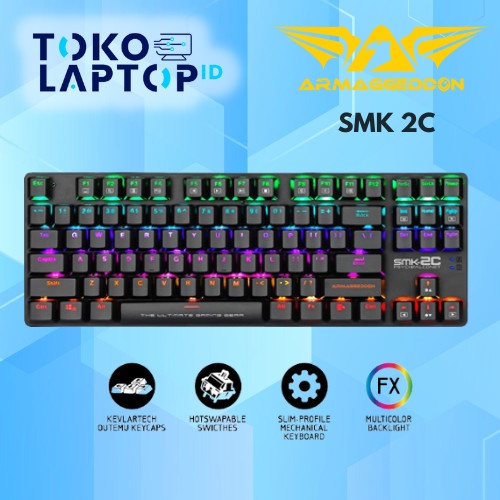 Jual Armaggeddon SMK 2C / SMK-2C Mechanical Gaming Keyboard | Shopee ...