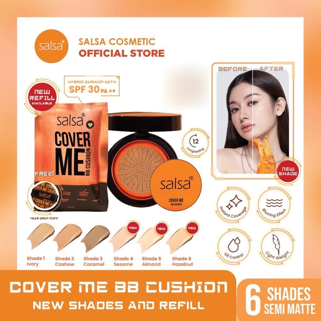 Jual REFILL SALSA COVER ME BB CUSHION BASE MAKEUP ALAS BEDAK | Shopee ...