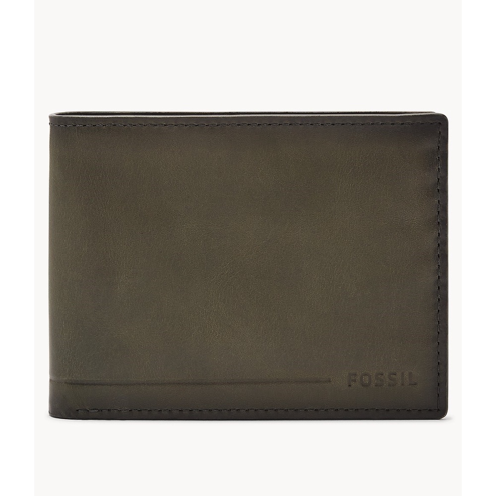 Jual Fossil Allen Leather Traveler Olive Dompet Pria SML1548-345