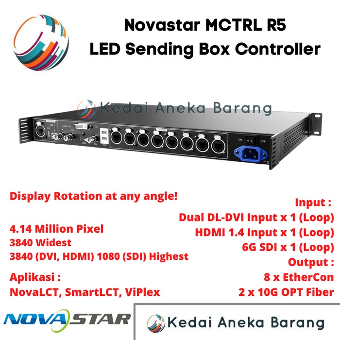 Jual Novastar MCTRLR5 MCTRL R5 LED Videotron Controller Sending Card ...