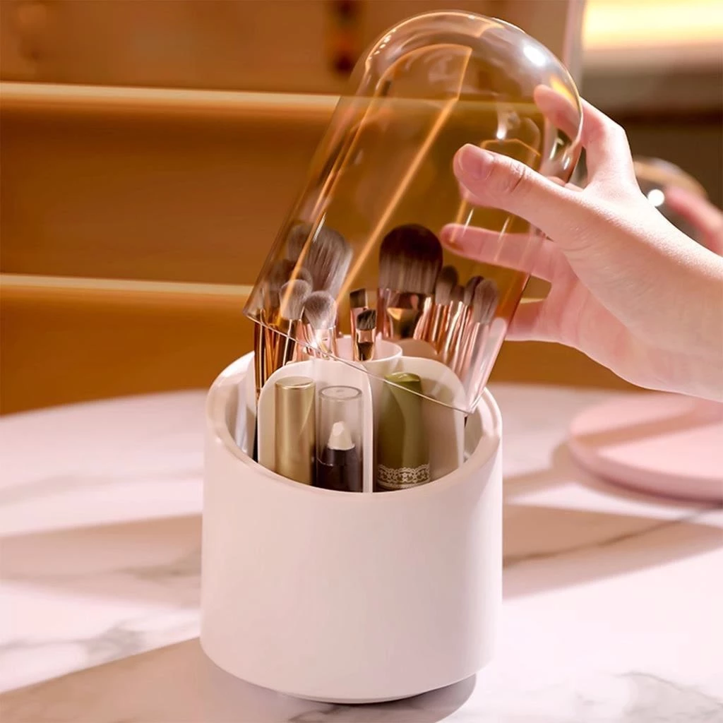 [UNIK88] Kotak Penyimpanan Kuas Kosmetik /Make Up Brush Storage Rotaring Brush Holder | AutoStock