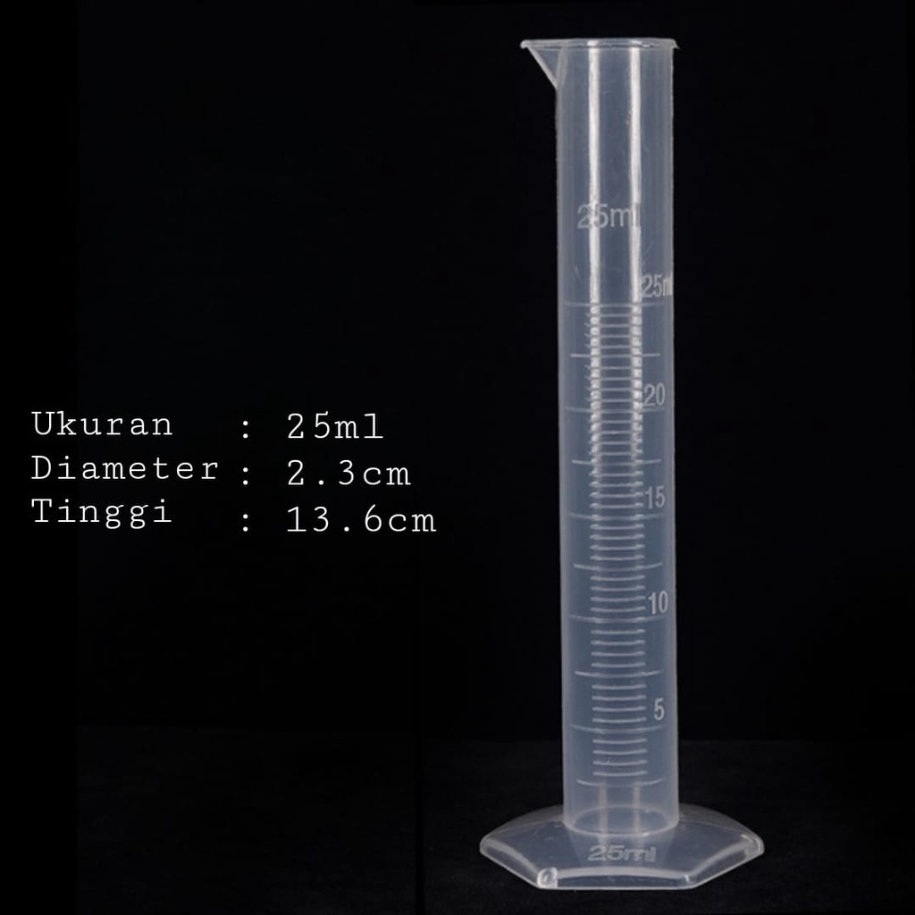Jual S279 Gelas ukur Tabung Ukur Laboratorium Measuring Cylinder Bahan ...