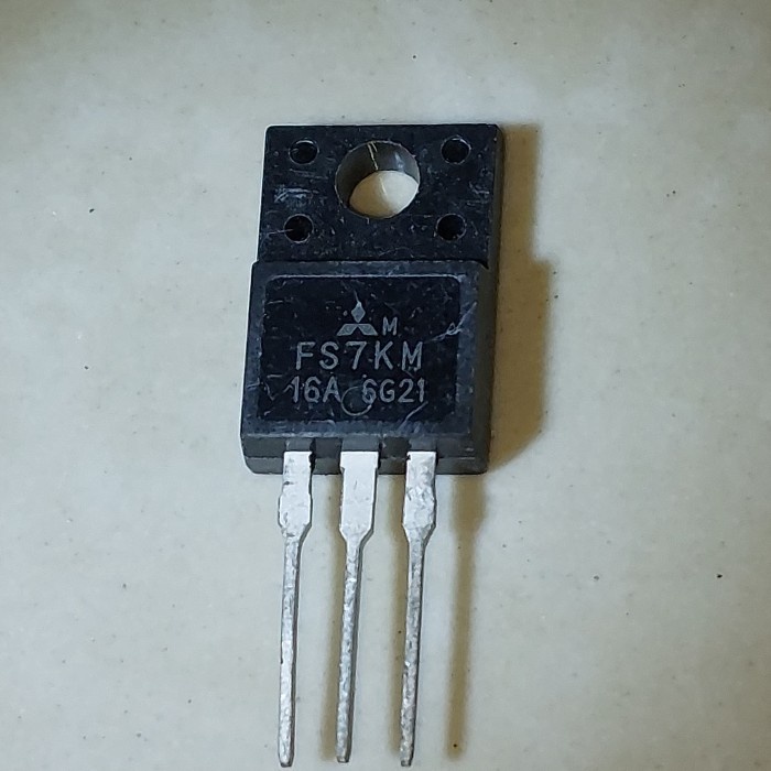 Jual FS7KM 16A To-220f FS7KM-16A FS7 KM 16 Mosfet 7A 800V N-Channel ...