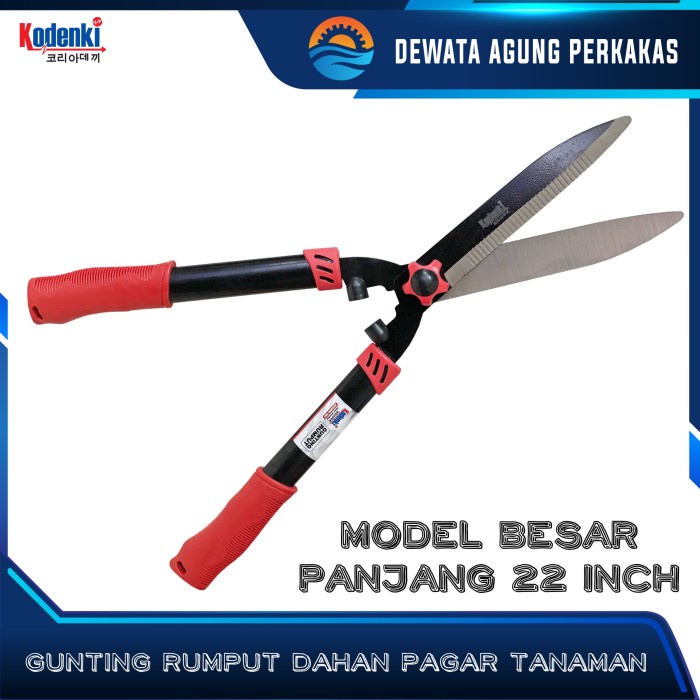 Jual Gunting Rumput Besar Model Panjan Kodenki Gunting Pagar Tanaman ...