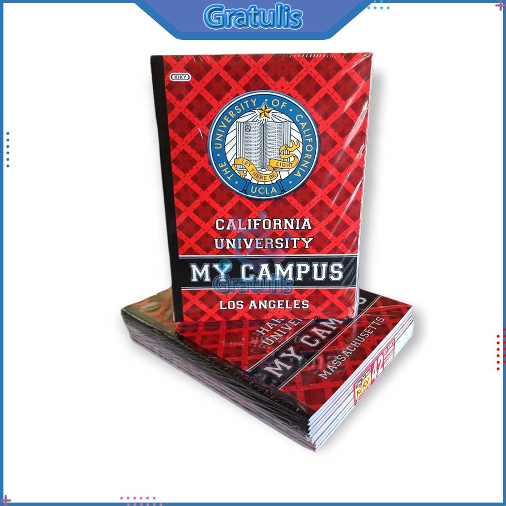 Jual BUKU TULIS SEKOLAH KIKY CAMPUS 42 LEMBAR [1 PACK/10 BUKU] / BUKU