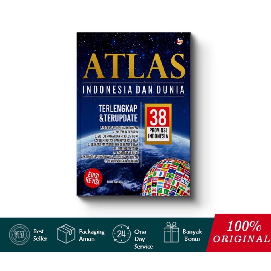 Jual Buku Penunjang Pelajaran - ATLAS Indonesia dan Dunia 38 Provinsi ...