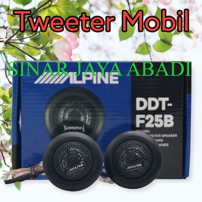 Jual TWEETER MOBIL ALPINE DDT-F25B HARGA SEPASANG | Shopee Indonesia