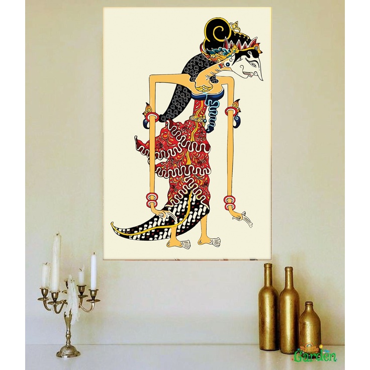 Jual Hiasan Dinding Gambar Wayang Ukuran A3 47x31 Gambar Wayang Gatot ...