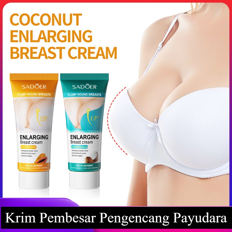 Jual Breast Cream SADOER Enlarging Cream Payudara 60gr Coconut