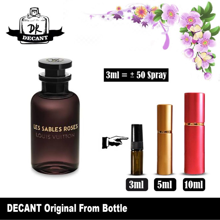 3ml/5ml/10ml Original LV Les Sables Roses glass spray decant