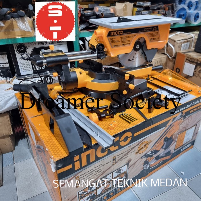 Jual Berkualitas MT2S18002 MITER TABLE SAW MITERSAW SLIDING TABLESAW 2