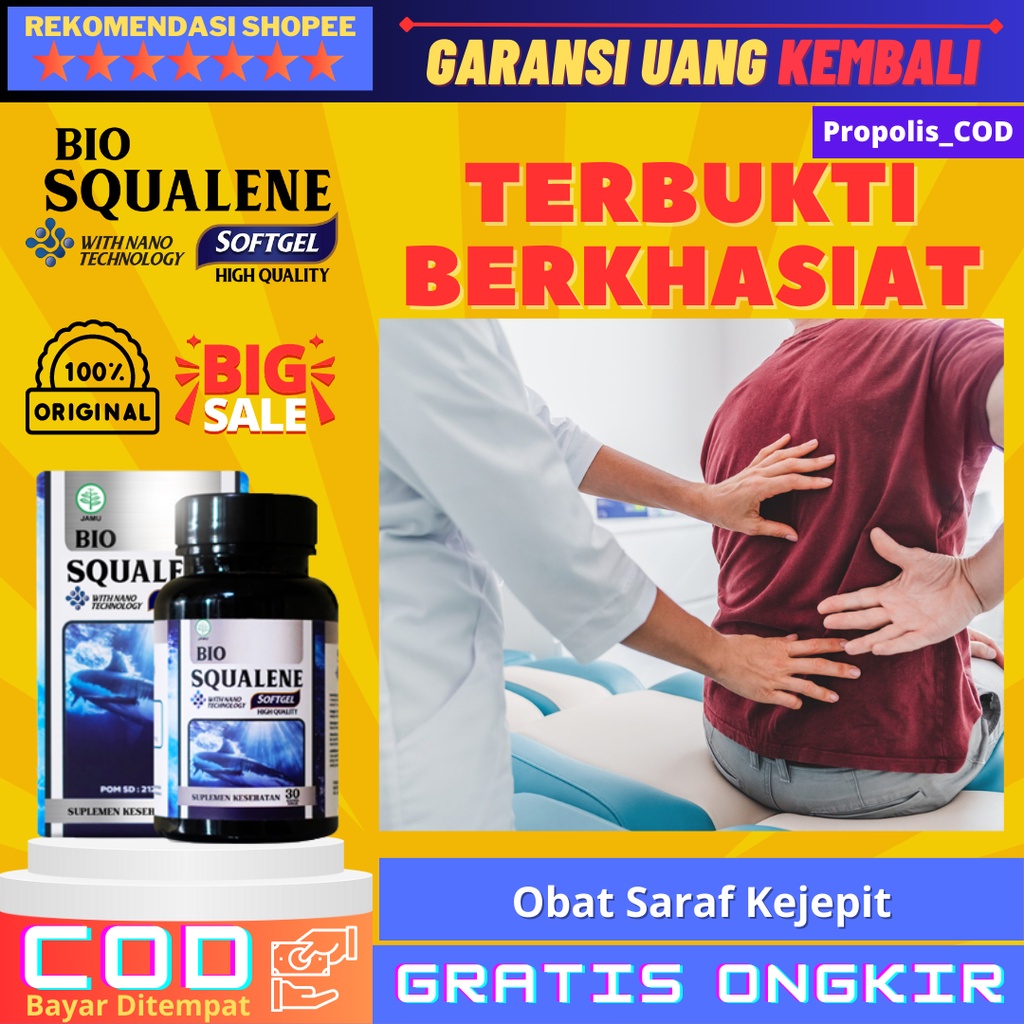 Jual Bio Squalene Terbukti Berkhasiat Obat Saraf Kejepit Nyeri Sendi Nyeri Otot Asam Urat