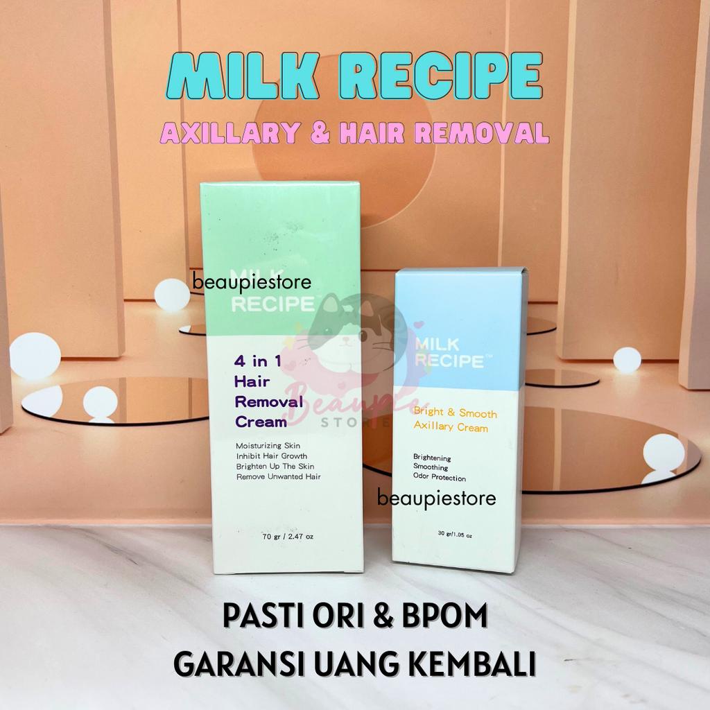 Jual Milk Recipe 4 In 1 Hair Removal Cream Krim Penghilang Bulu 70gr ...