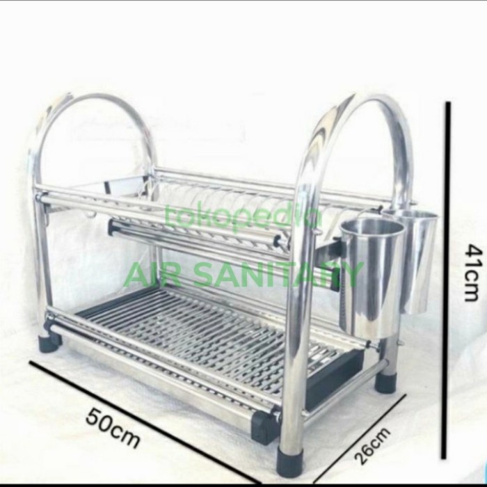 Jual Rak Piring Stainless steel 304/Rak piring | Shopee Indonesia