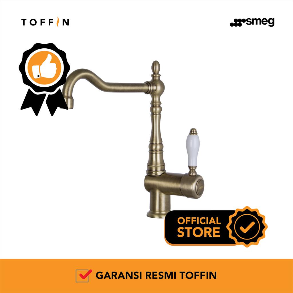 Jual SMEG Single Lever Kitchen Tap Coloniale Aesthetic Brass | Shopee ...