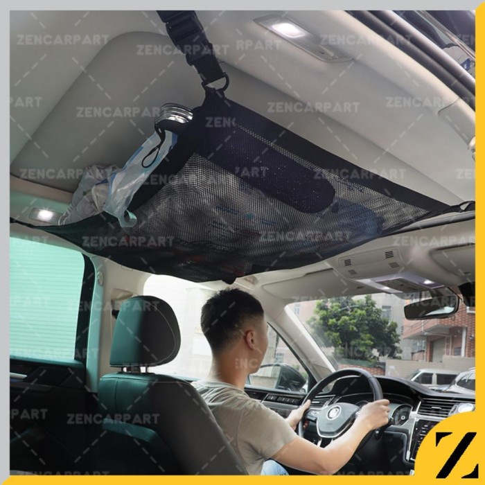 Jual Jaring Cargo Atap Plafon Dalam Mobil Car Ceiling Organizer Net Bagasi Shopee Indonesia