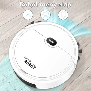 SMART SWEEPING ROBOT 3 IN 1 SAPU PENYEDOT DEBU PEL PEMBERSIH DEBU LANTAI ROBOT VACUUM CLEANER / penyedot debu rumah / robot sapu dan pel otomatis
