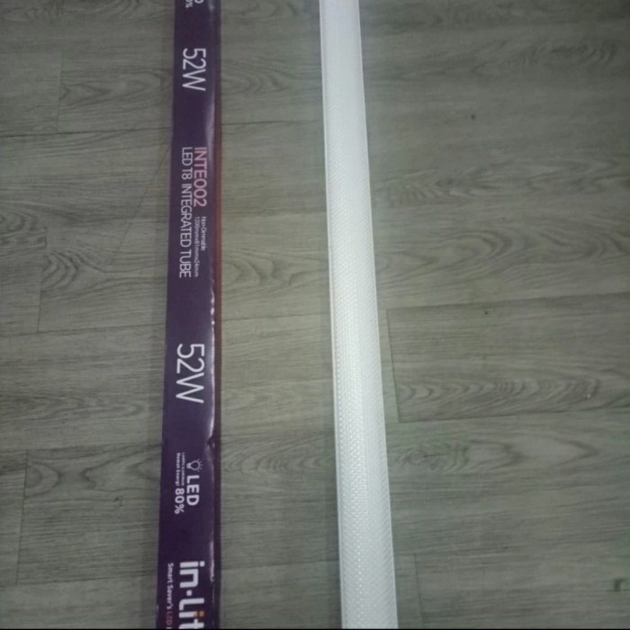 Jual Lampu Neon LED Inlite INTE002 T8 52w 120 Cm Prismatic - Tube ...