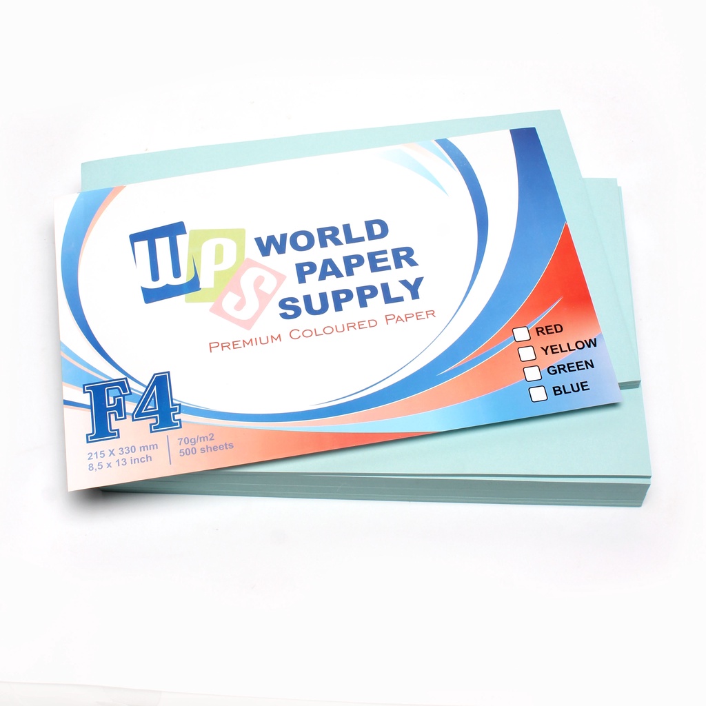 Jual WPS - Paper Supply Kertas HVS Berwarna Ukuran F4 70gr - Rim ...