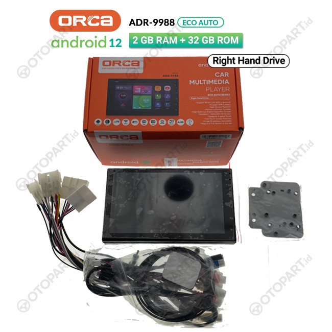 Jual Head Unit Android 7″ inch ORCA ADR-9988 ECO AUTO CARPLAY (2+32GB ...