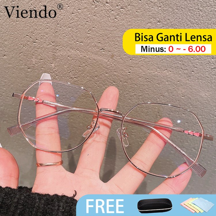 Jual Viendo Kacamata Minus Photocromic Anti Radiasi Blueray Wanita Pria
