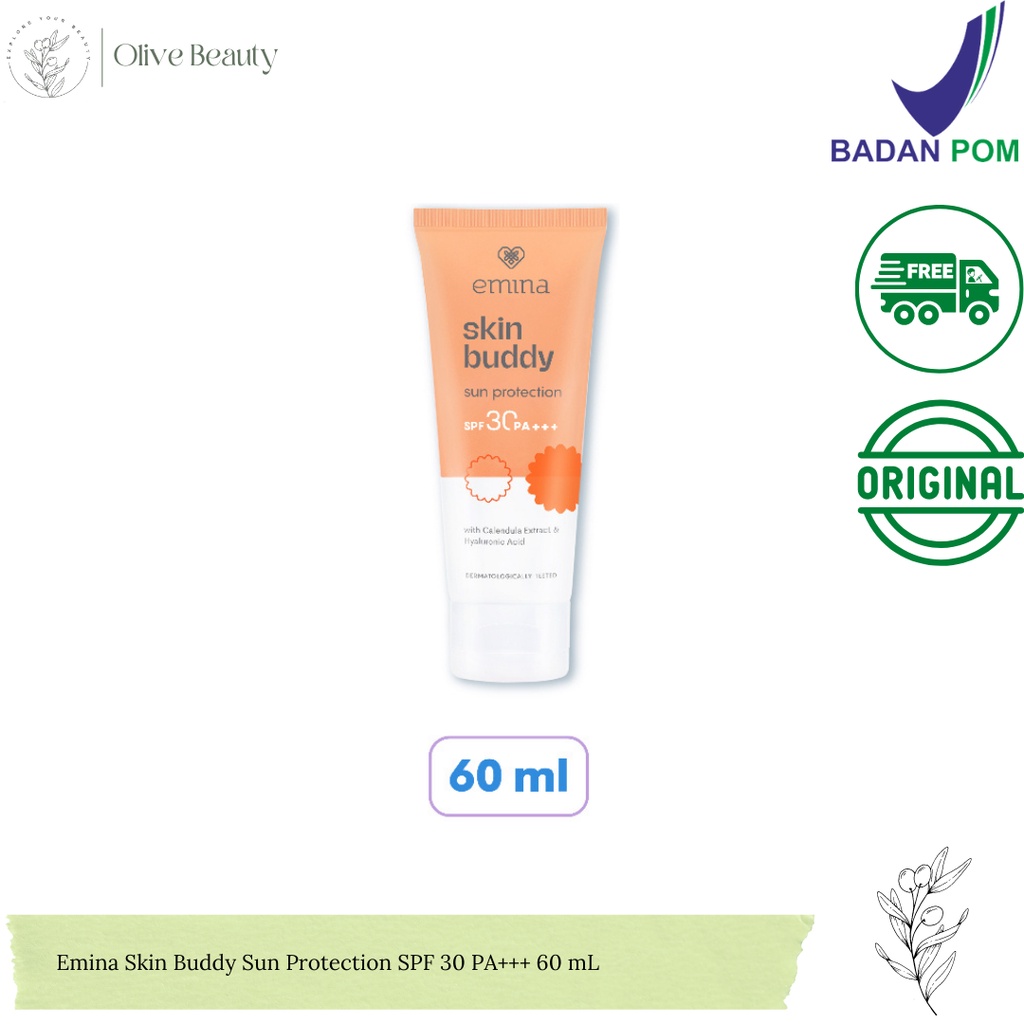 Jual Emina Skin Buddy Sun Protection SPF 30 PA+++ 60 mL Shopee Indonesia